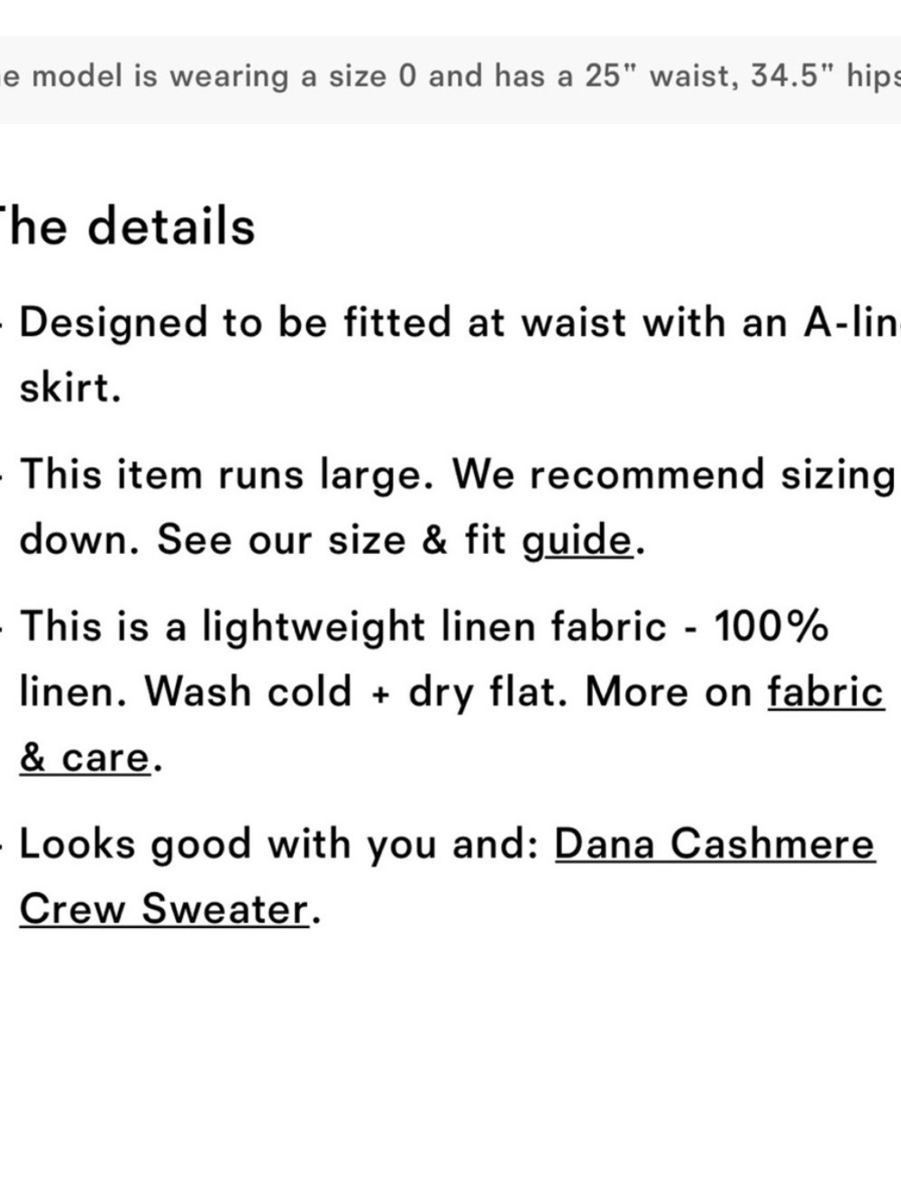 Reformation Mia Low Waist Linen Skort Las Dalias - Picture 4 of 8